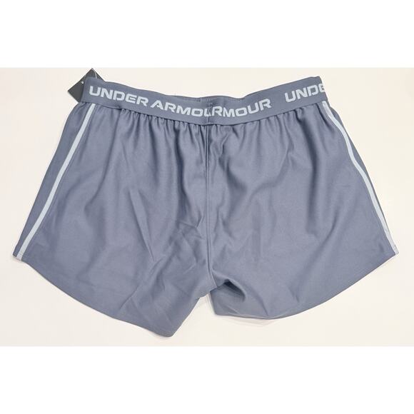 Under Armour Women’s Loose Tech Play Up Shorts Small Blue - Picture 4 of 4